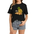 thumbnail image 1 of Womens No One Needs To Know Funny Pineapple Hawaiian Pizza Gift T-Shirt, 1 of 5