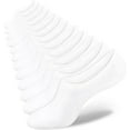 thumbnail image 1 of Womens No Show Socks 4-8 Pairs Ondo Low Cut Non-Slip Socks Invisible Cotton Liner Socks, 1 of 1