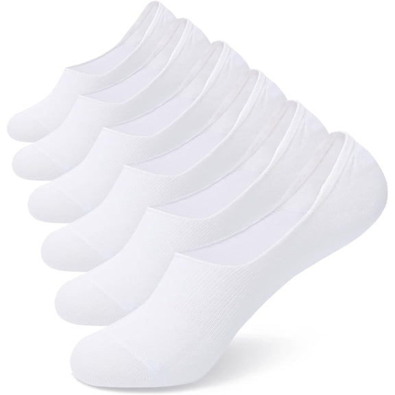 Womens No Show Socks 6-8 Pairs Low Cut Non-Slip Liner Socks for Loafers Sneaker Flats