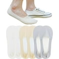 thumbnail image 1 of Womens No Show Socks 6 Pairs Nylon Ultra Low Cut Liner Socks Non-Slip Socks for Women US Size 6-9, 1 of 6