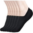 thumbnail image 1 of Womens No Show Socks Non Slip Flat Boat Line Low Cut Socks (6-12 Packs), 1 of 1