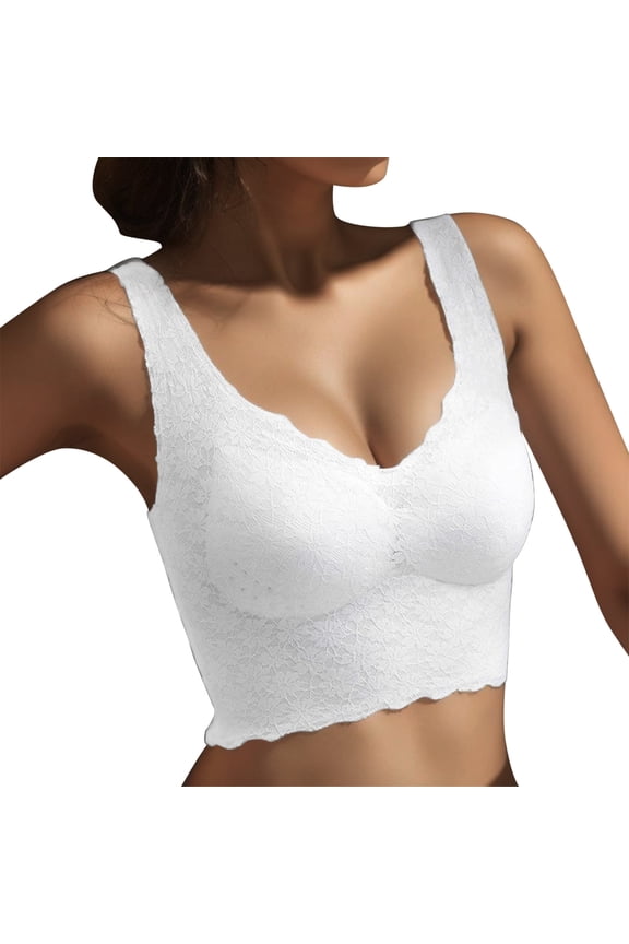 Womens No Steel Ring French Underwear Sexy Big Open Back Beautiful Back U Shaped Bra Summer Ultra Thin Bud Bra