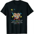 thumbnail image 1 of Womens Non-verbal Doesn't Mean I Have Nothing To Say Autism T-Shirt Black X-Large, 1 of 5