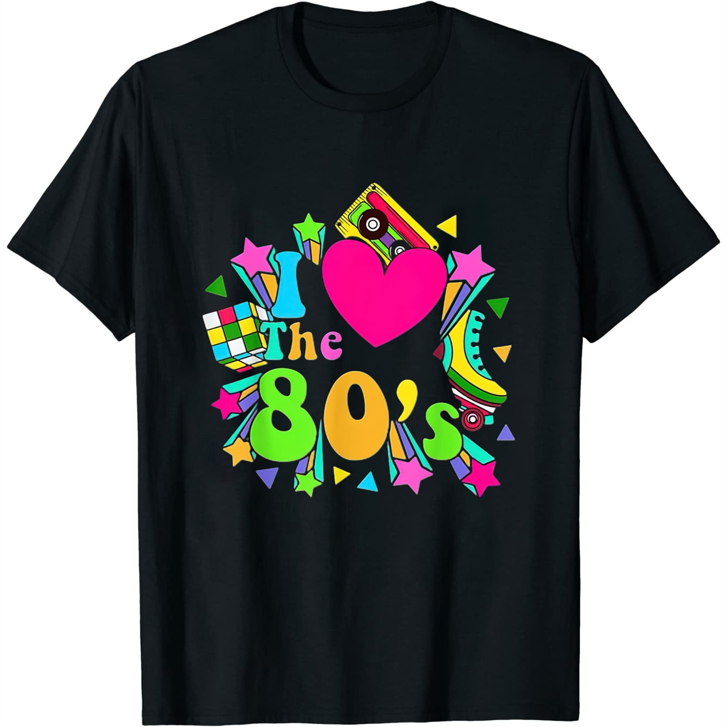 I Love the 80's 2  Women's Cropped T-Shirt