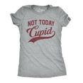thumbnail image 1 of Womens Not Today Cupid T Shirt Funny Valentines Day Tee Womens Graphic Tees, 1 of 9