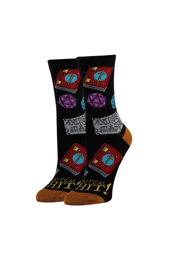 Womens Novelty Funny Crew Socks, Something Spells, Colorful Dress Cotton Socks Crazy Fashion Socks