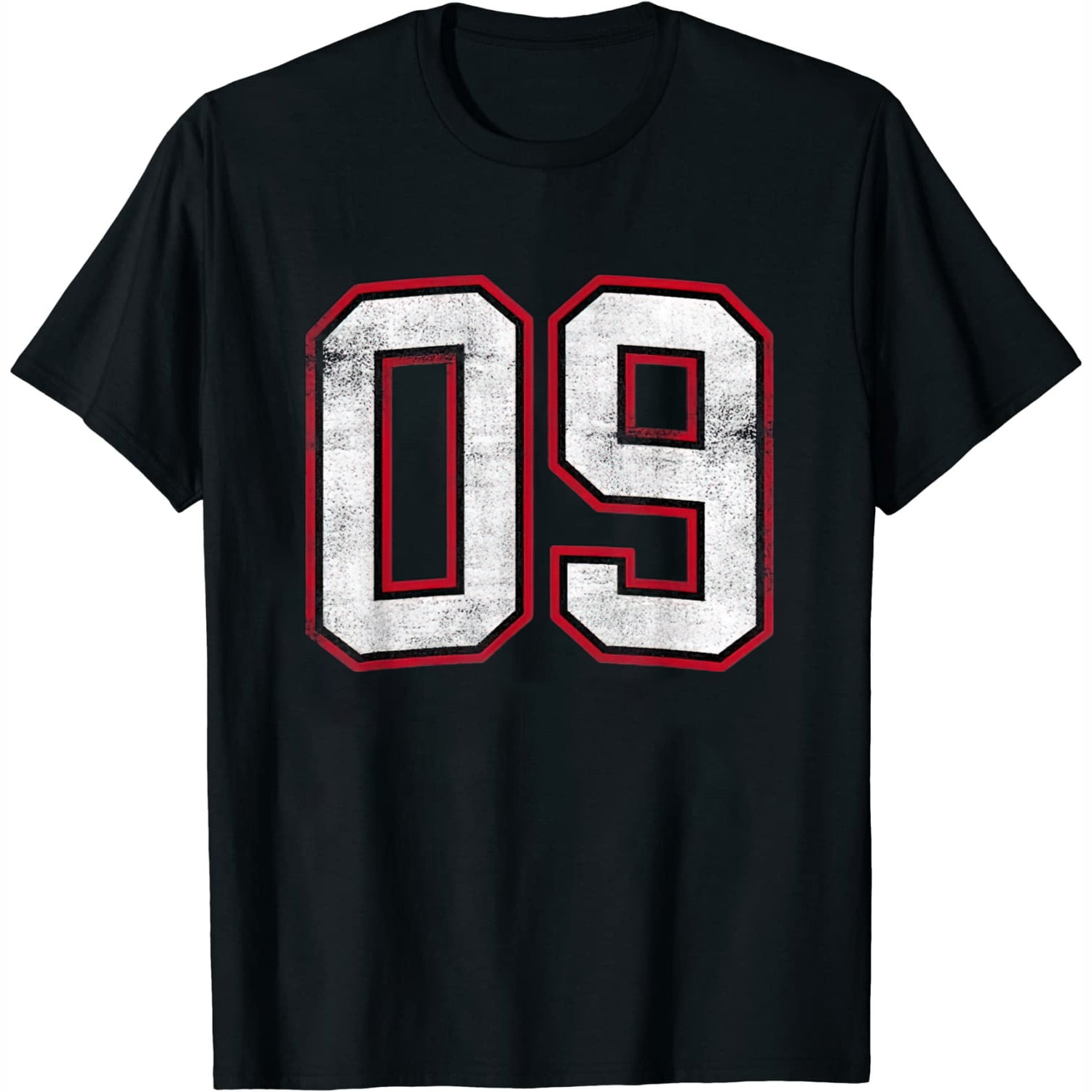 Womens Number Nine 9 T-Shirt Black 4X-Large - Walmart.com