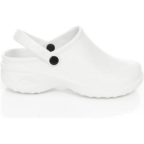 Womens Nurse Clogs Non Slip Lightweight Indoor / Outdoor Comfort Water Resistant Garden Shoes