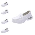 thumbnail image 1 of Womens Nurse Shoes Casual Fashion Non-Slip Healthcare Work Shoes Lightweight Breathable Women's Loafer Shoes Light Purple 5 [EU-35], 1 of 9