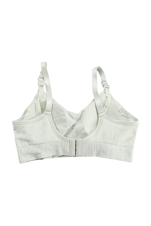 Womens Nursing Bras for Breastfeeding Push Up No Underwire Bralettes for Women Breathable Everyday Underwear Tshirt Bra