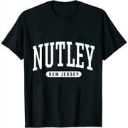 Womens Nutley New Jersey T-Shirt Vacation College Style Nj USA Tee Black 2XL
