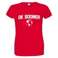 thumbnail image 1 of Womens OK Boomer Climate #okboomer Earth Global Warming OKBoomer HQ Tee, 1 of 1