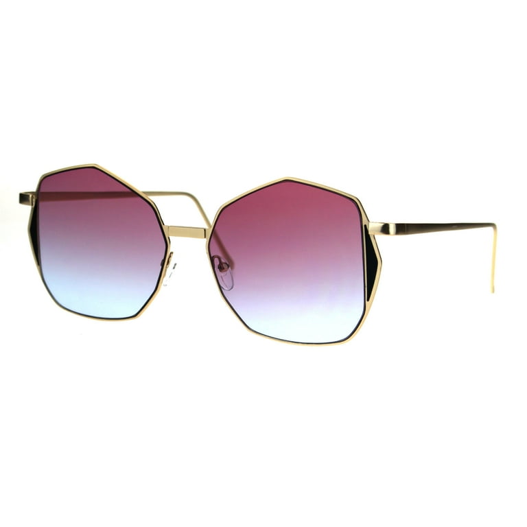 Pink octagon sunglasses sales