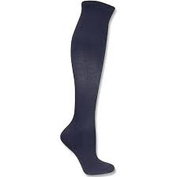 Womens On Her Feet Knee Highs Socks - 2-Pairs, Black, 4-10
