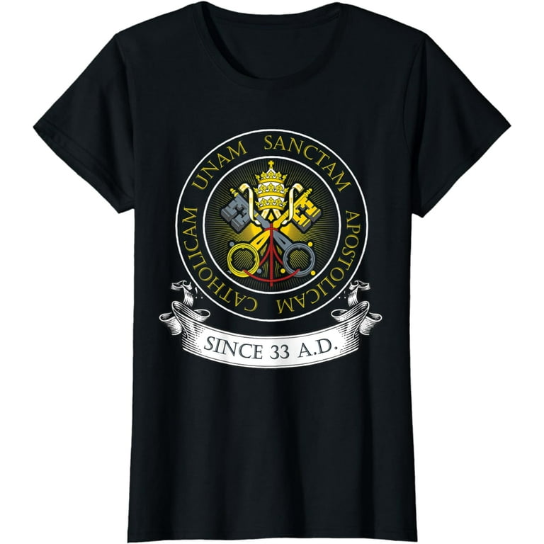 One Holy Catholic & Apostolic Church Catholic Latin T Shirt One Holy Catholic & Apostolic Church Catholic Latin T Shirt