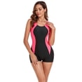 thumbnail image 1 of Womens One-Piece Swimsuits Competition Swimwear With Built In Bra Pads Racing Swimsuit Beach & Pool Activewear, 1 of 5