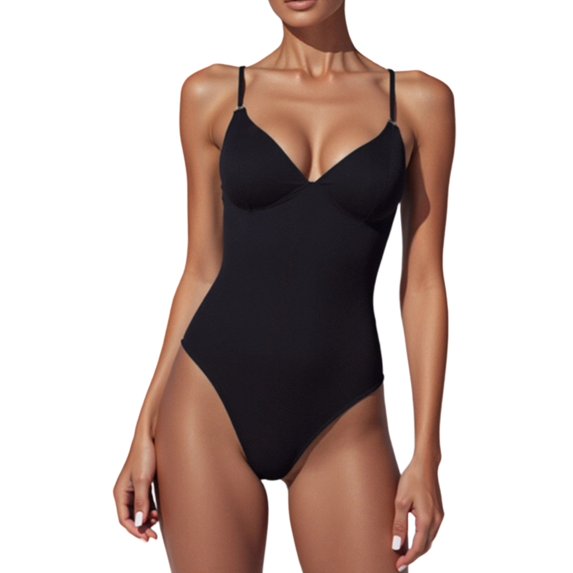 Womens One Piece Swimsuits Tummy Control Women's Swimwear Women's Swimsuit Bikini Style Monokini With Removable Padding for Swimming Beach Pool Party Summer Vacation