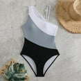 thumbnail image 1 of Womens One Pieces Swimsuits,Summer Casual One Piece Swimsuits for Women Tummy Control,One Piece Swimsuits for Women,Fashion Comfortable Printing Bikini Women's Sexy Plain Color Swimsuit Bikinis Sets, 1 of 1