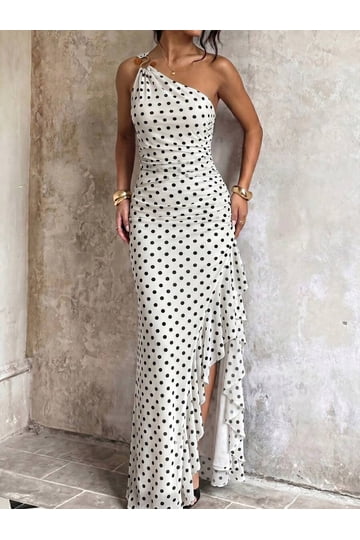 walmart black and white dress Half Half AL1001