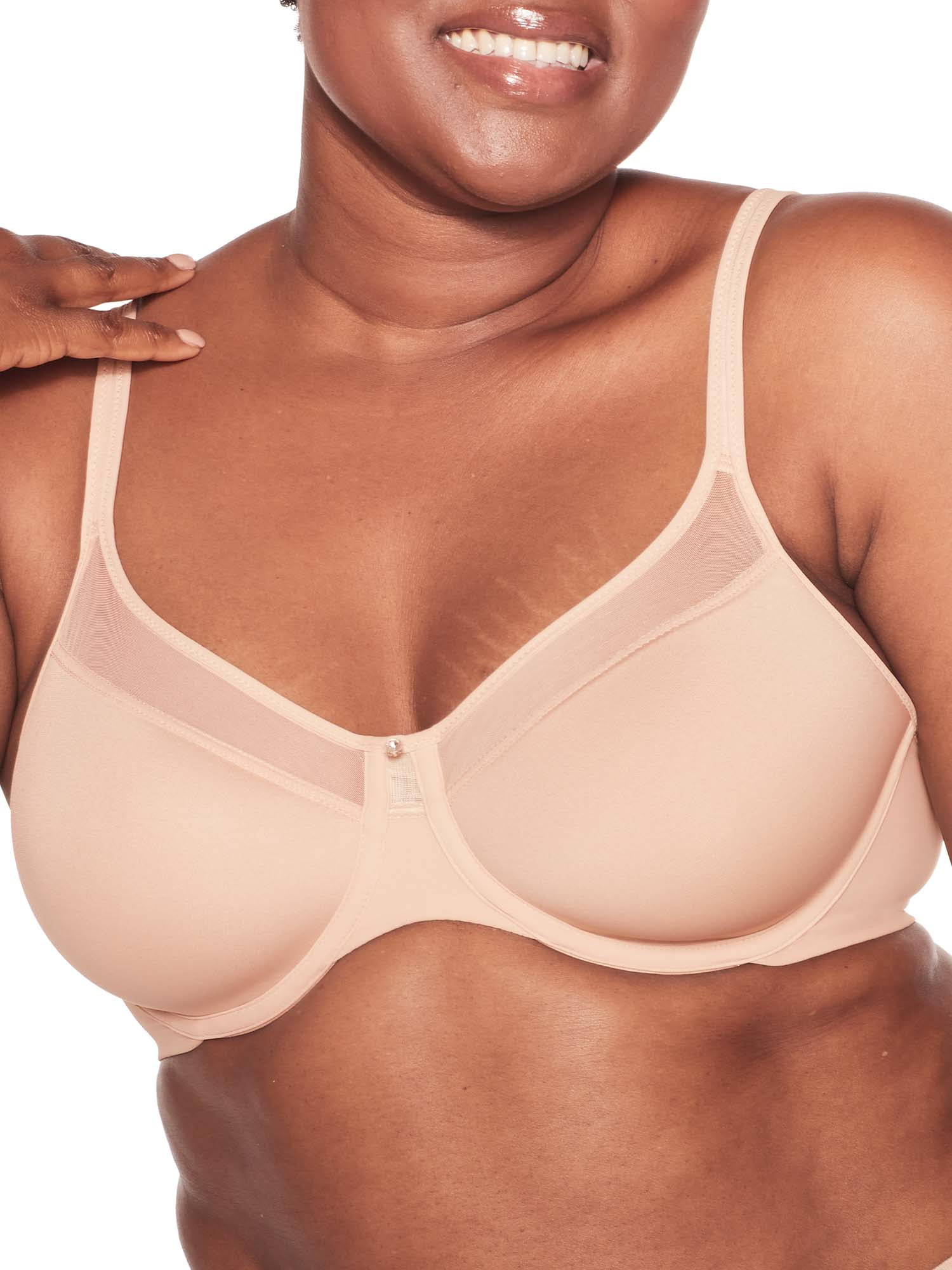 Bali One Smooth U Ultra Light Underwire Bra Nude 40C Women's