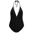 thumbnail image 1 of Womens One-piece Swimsuits Athletic Color Block Bathing Suit Padded Swimwear, 1 of 6