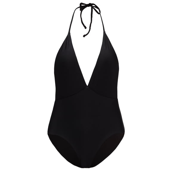 Womens One-piece Swimsuits Athletic Color Block Bathing Suit Padded Swimwear