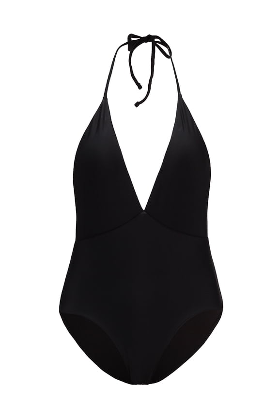 Womens One-piece Swimsuits Athletic Color Block Bathing Suit Padded Swimwear
