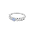 thumbnail image 1 of Womens Opal Moon Total Solar Eclipse Closed Ring Copper Silver Plated Fashion Jewelry For Everyday Wear Styles, 1 of 6