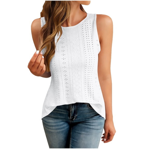 Womens Open Back Workout Shirts Yoga Tank Tops Backless Athletic Clothes with Hollow White