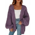 thumbnail image 1 of Womens Open Front Chunky Cardigan Cable Knit Oversized Cardigan Sweaters, 1 of 4