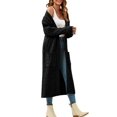 thumbnail image 1 of Womens Open Front Long Cardigan Oversized Long Sleeve Loose Cable Knit Chunky Fall Sweater Coat with Pockets, 1 of 6