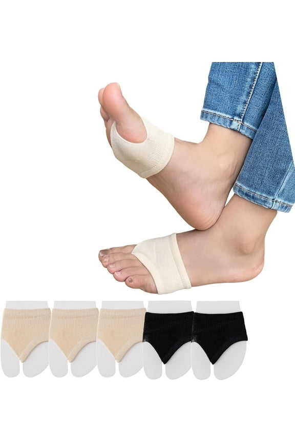 Womens Open Toe Half Socks Peep Toe Topper Sock for Sandal Mule Flip Flop Clogs Forefoot Liner Socks 5-9