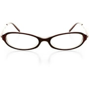 Womens Optical Eyewear - Oval Shape, Plastic Full Rim, Sumptuous Red