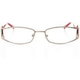 thumbnail image 1 of Womens Optical Eyewear - Rectangle Shape, Metal Full Rim, Matte Pink Sapphire, 1 of 4