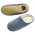 thumbnail image 1 of Womens Organic Cotton Non Slip House Slippers,Cozy Memory Foam Washable for Summer Bedroom, 1 of 5