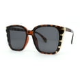 thumbnail image 1 of Womens Ornate Metal Side Jewel Butterfly Diva Sunglasses Tortoise Black, 1 of 4