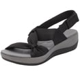 thumbnail image 1 of Womens Orthopedic Sandals Platform Heel Open Toe Beach Sandals Casual Non Slip Ankle Strap Slippers with Arch Support Summer Travel Shoes, 1 of 5