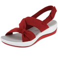 thumbnail image 1 of Womens Orthopedic Sandals Platform Heel Open Toe Beach Sandals Casual Non Slip Ankle Strap Slippers with Arch Support Summer Travel Shoes, 1 of 5
