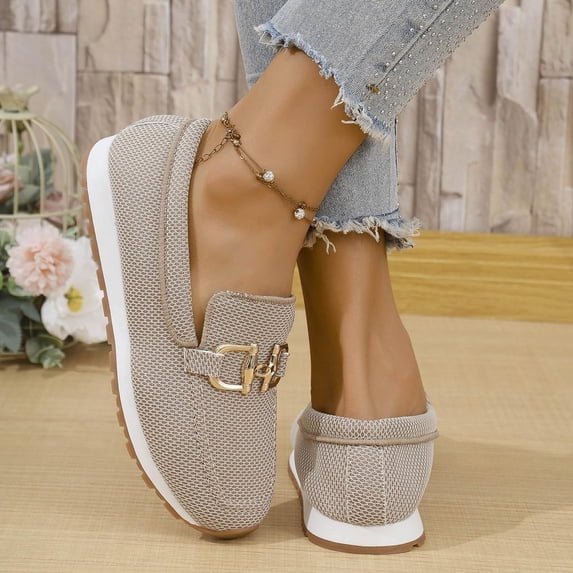 Womens Orthopedic Shoes Arch Support Nurse Shoes Lightweight Non Slip Slip on House Shoes Mesh Stretch Soft 2026 New Orthopedic Shoes