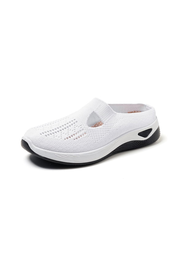 Womens Orthopedic Shoes Arch Support Running Shoes Wide Width Slip on Non Slip Walking Shoes Mesh Stretch Comfortable 2026 Orthopedic Shoes