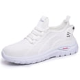 thumbnail image 1 of Womens Orthopedic Shoes Arch Support Sneakers Breathable Slip on Non Slip Walking Shoes Knitted Mesh Stretch Comfort 2026 Foam Shoes, 1 of 3