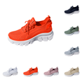 thumbnail image 1 of Womens Orthopedic Shoes Running Athletic Shoes Wide Toe Box Wear Waterproof Non Slip On Tennis Walking Workout Sneakers Breathable Comfortable Casual Footwear Indoor Outdoor Wear Saffron 6.5 [EU-37], 1 of 7