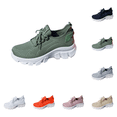 thumbnail image 1 of Womens Orthopedic Shoes Running Athletic Shoes Wide Toe Box Wear Waterproof Non Slip On Tennis Walking Workout Sneakers Breathable Comfortable Casual Footwear Indoor Outdoor Wear Green 8 [EU-40], 1 of 8