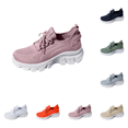 thumbnail image 1 of Womens Orthopedic Shoes Running Athletic Shoes Wide Toe Box Wear Waterproof Non Slip On Tennis Walking Workout Sneakers Breathable Comfortable Casual Footwear Indoor Outdoor Wear Pink 9 [EU-42], 1 of 8