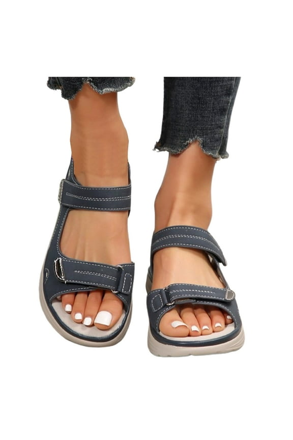 Womens Orthopedic Walking Sandals Comfort Outdoor Sports Hiking Plantar Fasciitis Arch Support Sandals