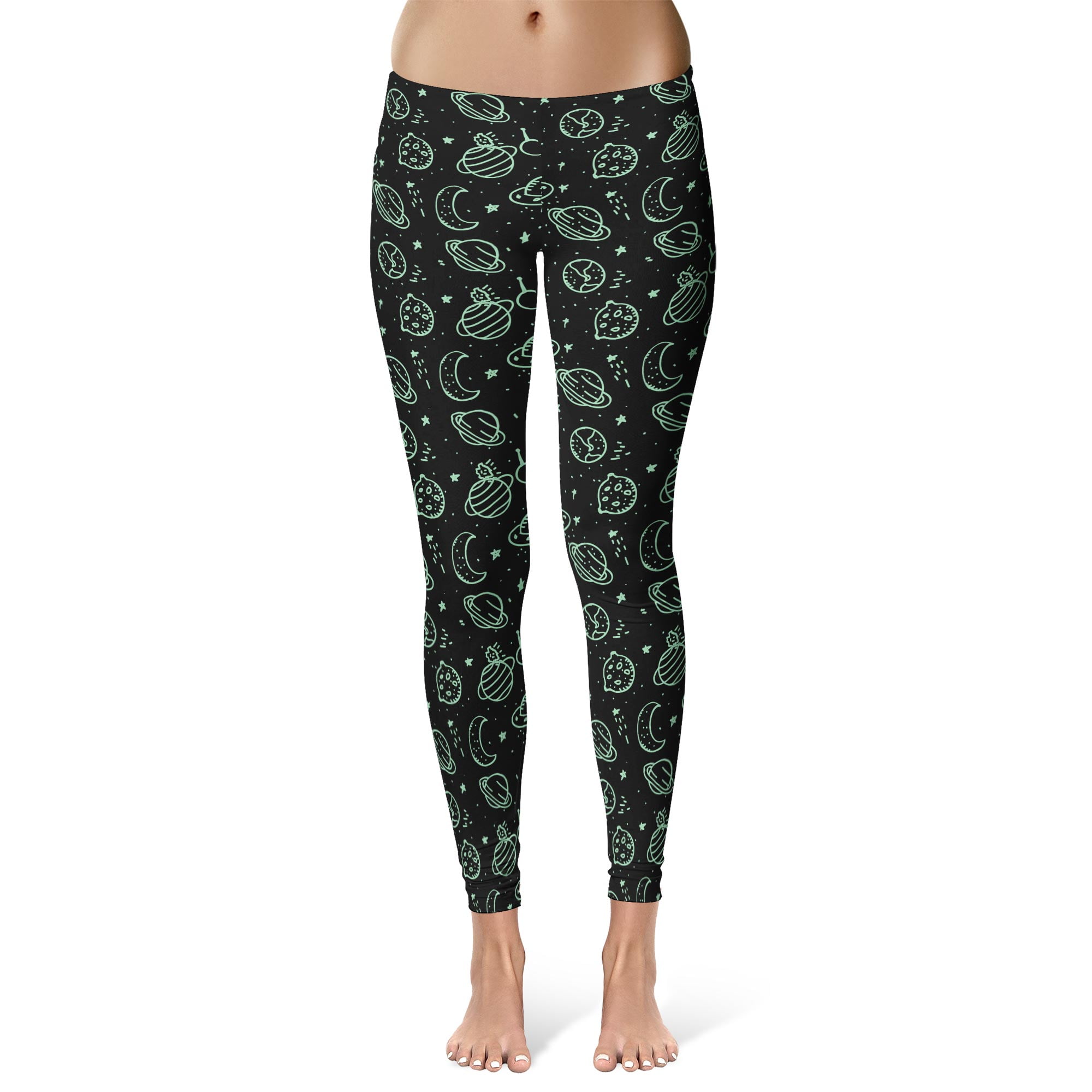 Womens Llama Leggings Cute Funny Alpaca Adorable Farm Animal