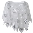 thumbnail image 1 of Womens Outwear Boleros Shrugs Wrap Shawl for Gatsby Era Bridal Gown Party Dress, 1 of 1