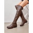 thumbnail image 1 of Womens Over-the-Knee High-Top Block Heel Riding Boots Comfortable & Fashionable Autumn Winter 2026, 1 of 9