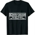 thumbnail image 1 of Womens Overly Caucasian Do Not Place On A Dance Floor T-Shirt Black 2XL, 1 of 5