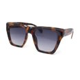 thumbnail image 1 of Womens Oversize Beveled Frame XL Cat Eye Retro Sunglasses Tortoise - Smoke, 1 of 4